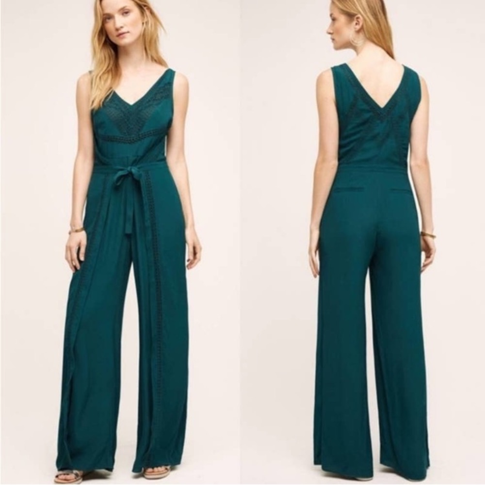 Anthropologie Elevenses Sabine Jumpsuit